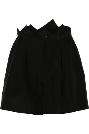 YOHJI YAMAMOTO Short à bords asymétriques