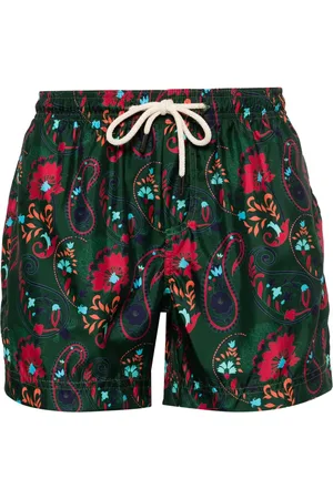 PENINSULA SWIMWEAR Short de bain Casablanca à motif cachemire