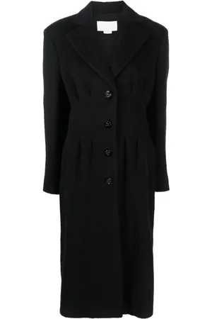 GENNY Manteau droit à détails plissés