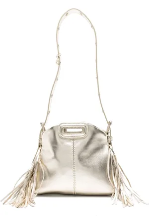 Maje Mini sac porté épaule Miss M métallisé