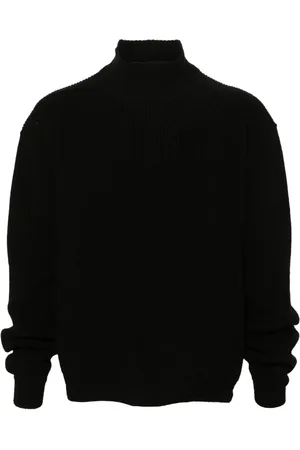 Rick Owens Pull en laine vierge à col roulé