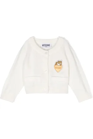 Moschino Cardigan à patch logo