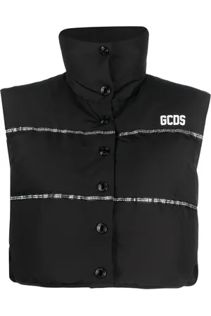 GCDS Gilet matelassé Bling