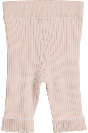 Brunello Cucinelli Legging en maille à design nervuré