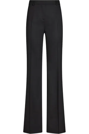 Etro Pantalon en laine à coupe évasée