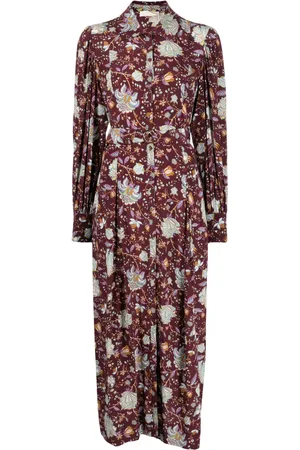 ULLA JOHNSON Robe Athena à imprimé graphique