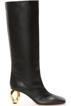 J.W.Anderson Bottines Chain Heel 75 mm en cuir