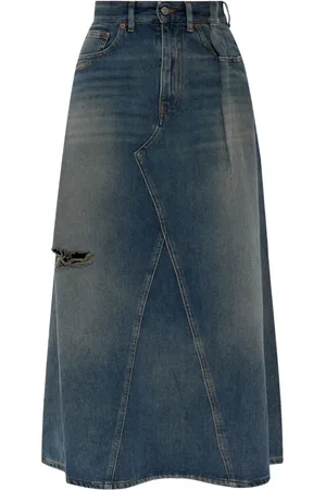 Maison Margiela Jupe à effet usé