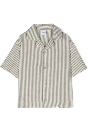 Aspesi Chemise rayée à col cranté