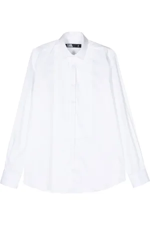 Karl Lagerfeld Chemise en coton à fronces