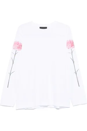 Simone Rocha T-shirt imprimé à manches longues
