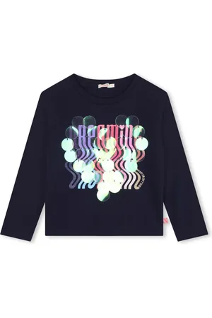 Billieblush T-shirt en coton à sequins