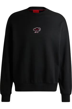 HUGO BOSS Sweat en coton à logo imprimé