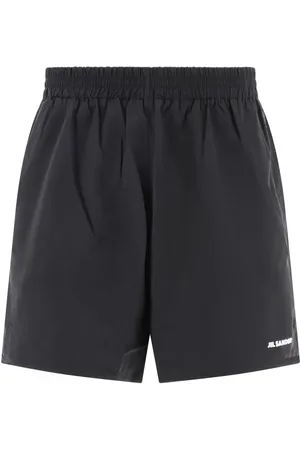 Jil Sander Short élastiqué à logo imprimé