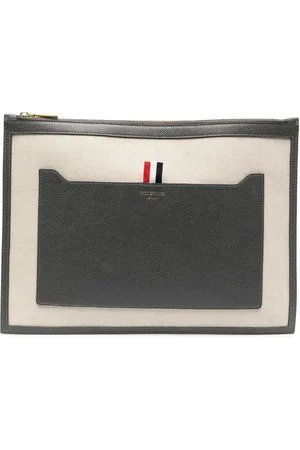 Thom Browne Porte-documents à design bicolore