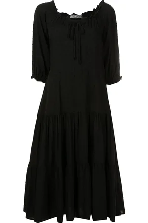 AMAPÔ Robe mi-longue à fini texturé