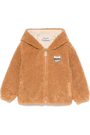 Moschino Veste en peau lainée artificielle