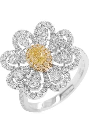 HYT Jewelry Bague en or jaune palladium 18ct à diamants