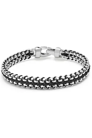 Nialaya Bracelet Woven 8 mm Box Chain