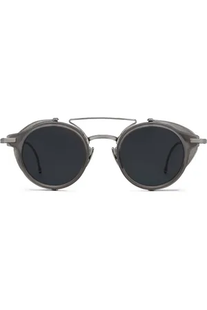Thom Browne Lunettes de soleil à monture ronde