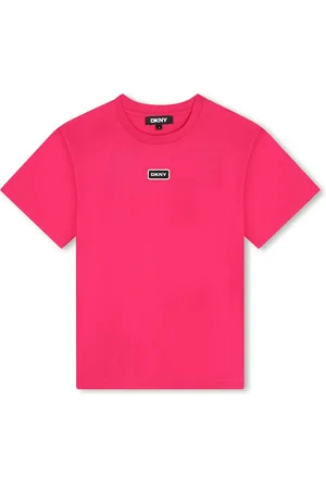 DKNY T-shirt en coton à logo brodé
