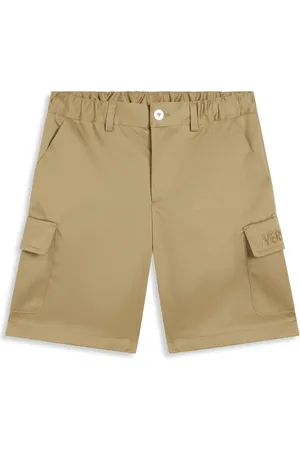 VERSACE Short en coton à logo brodé