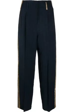 ALYSI Pantalon droit à paillettes