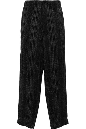 YOHJI YAMAMOTO Pantalon ample à rayures Z