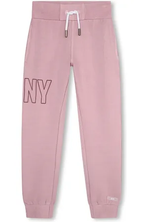 DKNY Pantalon de jogging en coton à logo imprimé