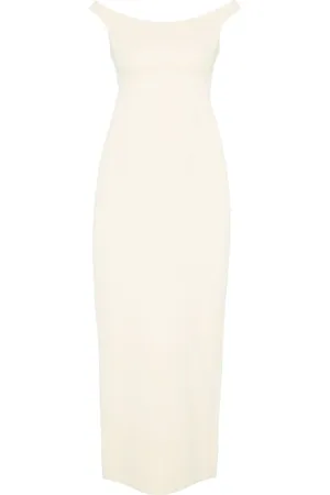 Totême Robe longue à épaules dénudées
