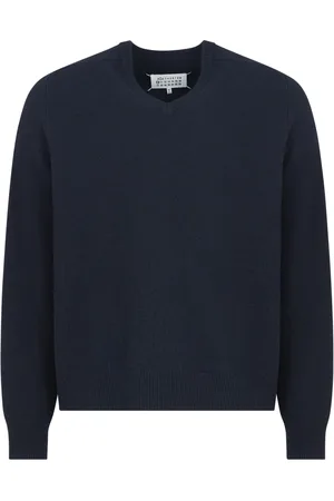 Maison Margiela Pull en laine à détails de coutures