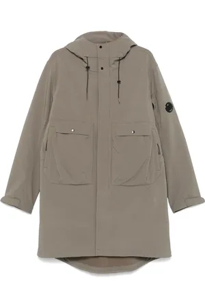 C.P. Company ^ logo C.P. parka Shell-R à capuche