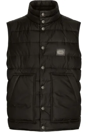 Dolce & Gabbana Gilet matelassé à plaque logo