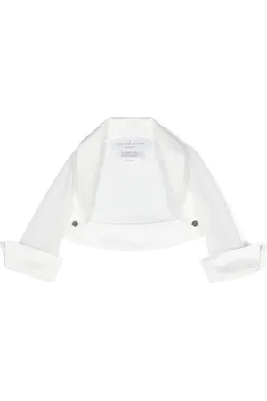 COLORICHIARI Veste en mesh à liserés en satin