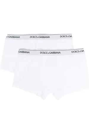 Dolce & Gabbana Lot de deux boxers en coton à taille logo