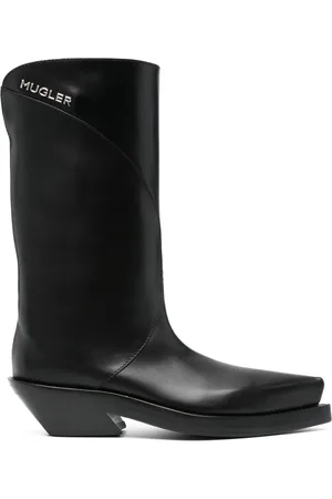 MUGLER Bottes à logo lettre