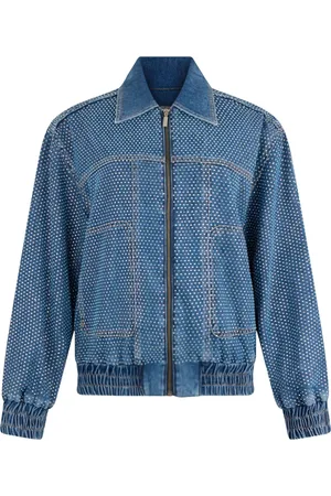 Liu Jo Veste en jean à ornements strassés
