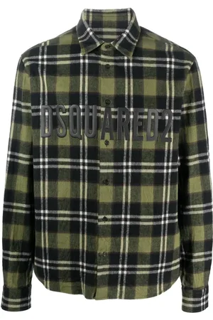 Dsquared2 Chemise en flanelle à carreaux