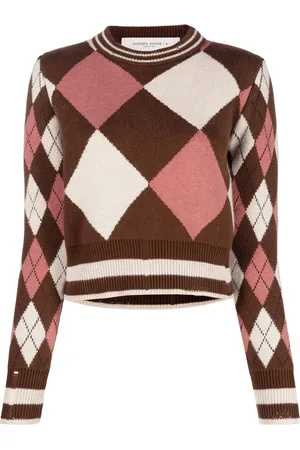 Golden Goose Pull en maille intarsia à manches longues