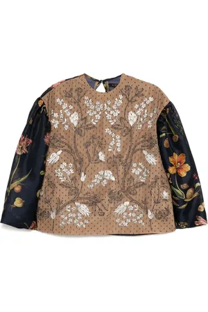 BIYAN Blouse à détails superposés