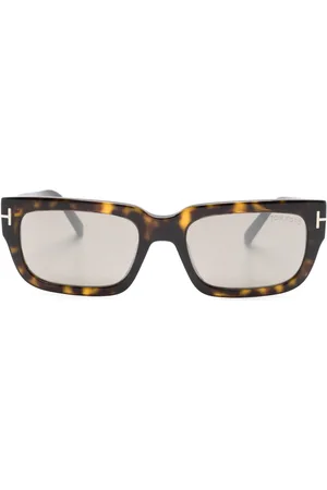 Tom Ford Lunettes de soleil Ezra à monture rectangulaire