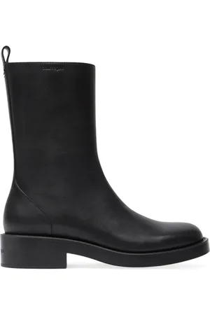 Courrèges Bottines Rider en cuir