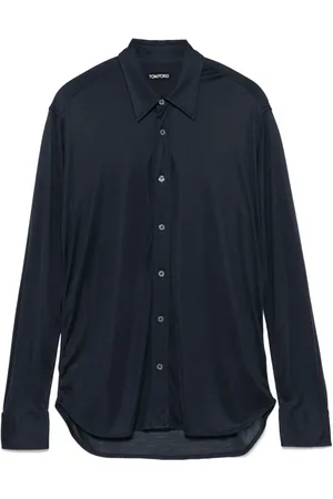 Tom Ford Chemise en soie à design transparent