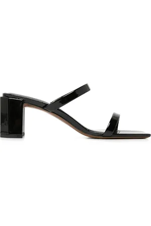 By Far Sandales Tanya en cuir verni