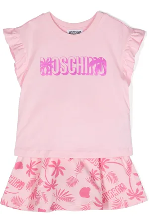 Moschino Ensemble haut-jupe à logo imprimé
