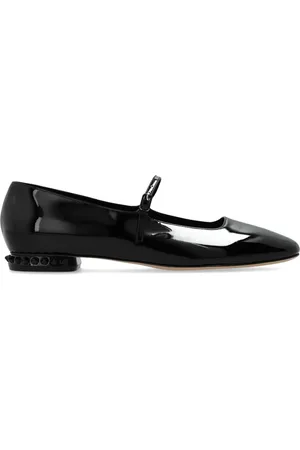 Casadei Ballerines à détails de clous