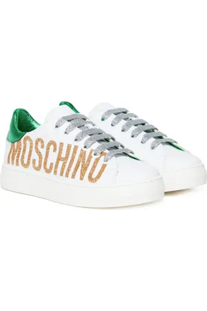 Moschino Baskets pailletées à logo imprimé