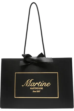 MARTINE ROSE Sac à main à logo embossé