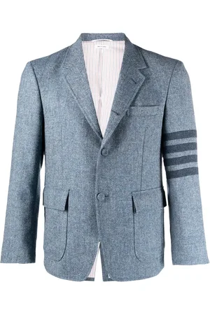 Thom Browne Blazer boutonné à détails rayés