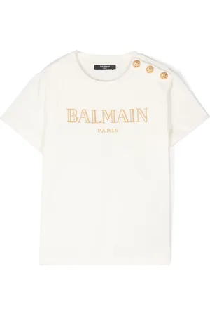Balmain T-shirt à logo brodé